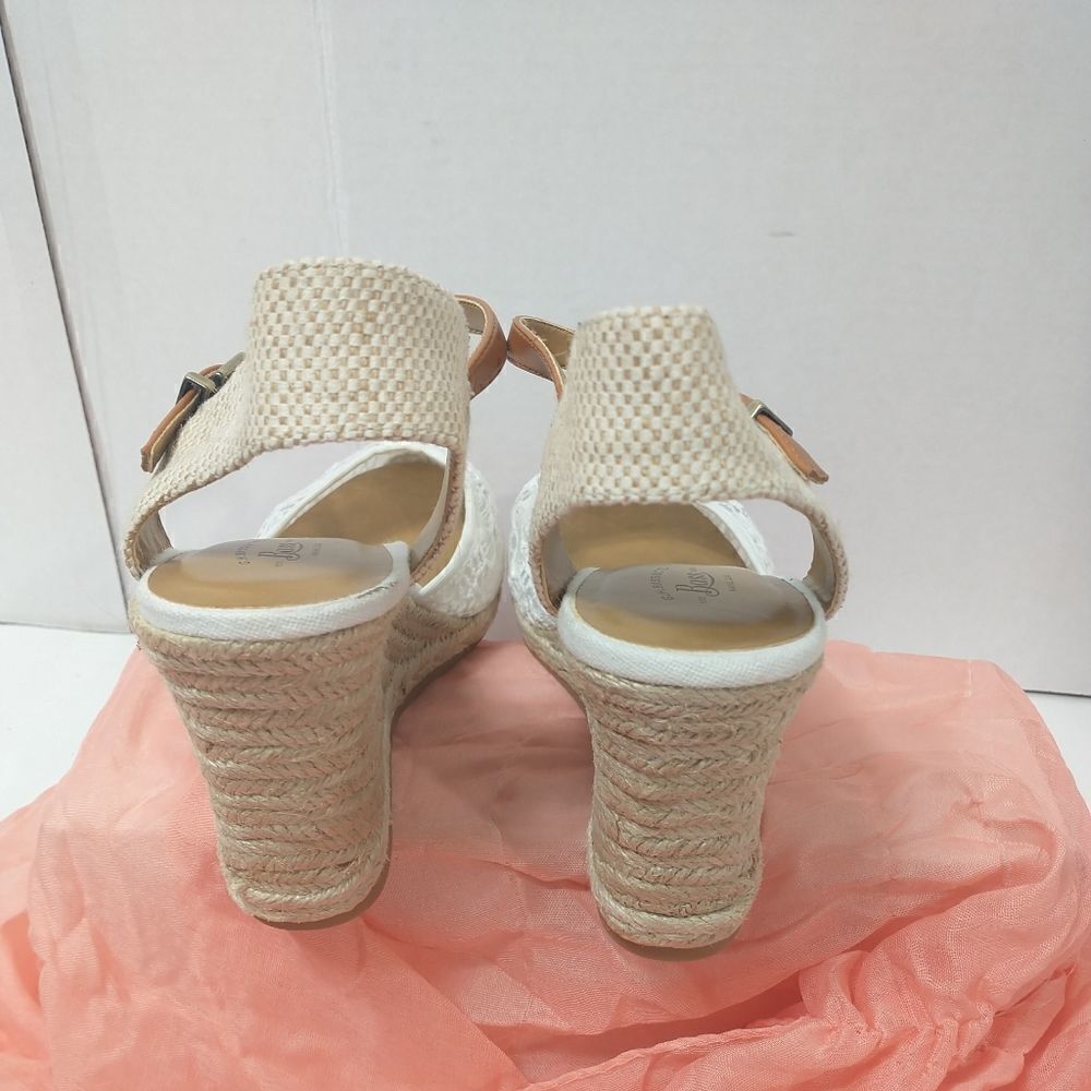 G.H. Bass & Co. Karen wedge sandals SZ 9.5M - Picture 7 of 11